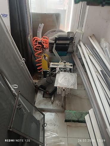 PVC alüminium qapı-pəncərə istehsalı üçün tam avadanlıq paketi