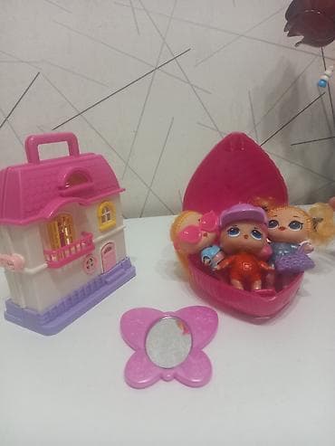 generator mini: Uşaq oyun dəsti – mini kuklalar və ev aksesuarları - Dəst: 3 ədəd — 1