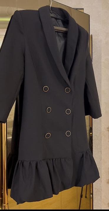 Личные вещи: Qadınlar üçün şık qara “blazer-don”36,38olcu yenidir — 1