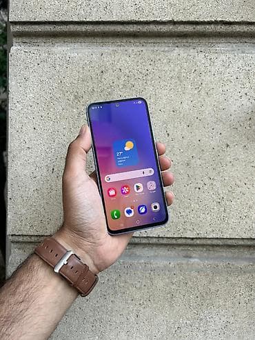 galaxy a54: Samsung Galaxy A54 5G, 128 GB, rəng - Bənövşəyi, Barmaq izi, Düyməli, Face ID — 5