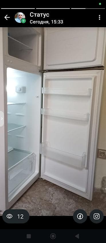 redmi 7 kabro: 2 qapılı Hoffman Soyuducu Satılır, rəng - Ağ — 3