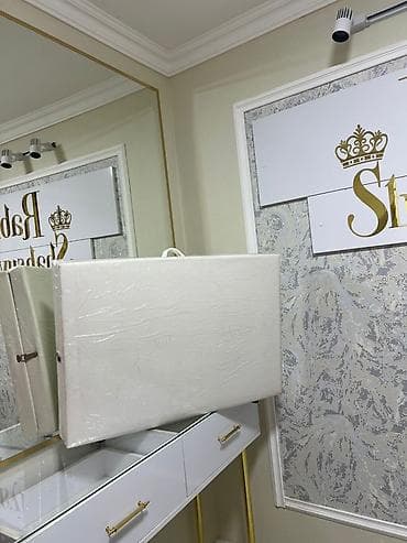 qatlanan carpayi: Masaj kuşetkası, Qatlanan, rəng - Ağ — 2