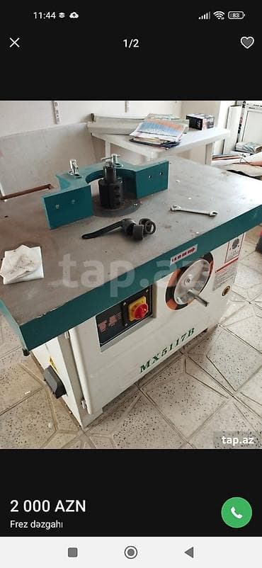 kendir: Frez dəzgahı – MX5117B şpindelli stolüstü profil kəsici - Model — 1