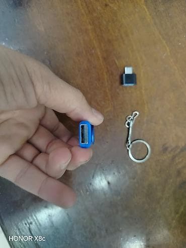 sd kartlar: USB fleş yaddaş + OTG adapter dəsti 64gb yaddas isdifadə edilmiyib — 2