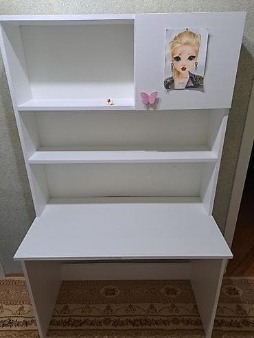 manikur stollari: Oğlan və qız üçün, İşlənmiş, Siyirməsiz, Yazı masası, Stulsuz — 1