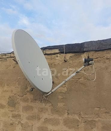 antena satilir: Peyk anten sistemi Tərkibi: - Krosno peyk anteni (boşqab) - Kronşteyn — 2