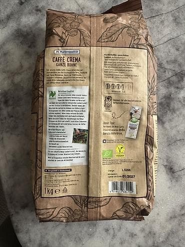 Ət məhsulları: DmBio Caffè Crema – bütöv dənə qəhvə, 1 kq - Növ: Caffè Crema, ganze — 2