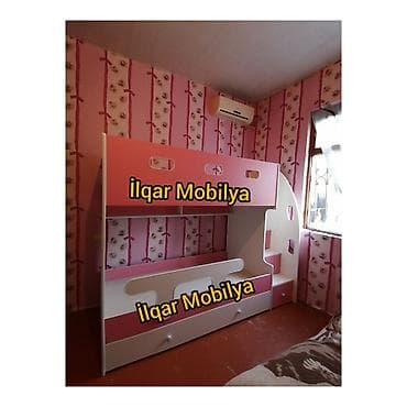 ucuz krafat: Oğlan və qız üçün, Yeni, Çarpayı, Matrassız, Siyirməsiz, Laminat — 2