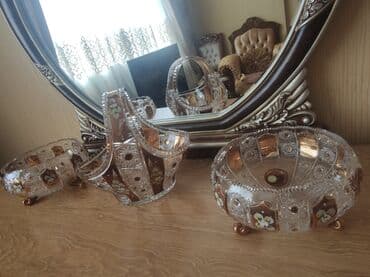 şəkil albomu: Təmiz Çexiya istehsalı Bohemia üslubunda bəzəkli kristal dəst - — 3