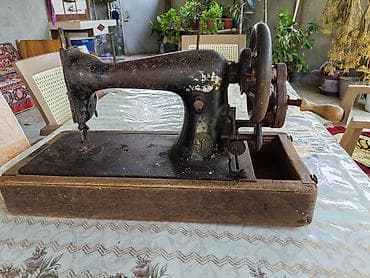 singer: Məhsul: Singer tikiş maşını (əl qolu ilə fırlanan, antik model) — 8