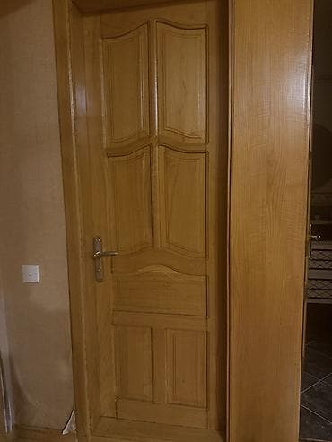 qapi avropa: Taxta otaq qapıları dəsti Şabalıt 7 qapı - Material: təbii ağac (açıq — 1