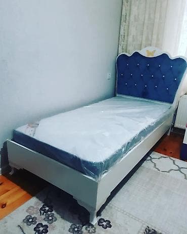 kravat demiri: Birnəfərlik, Bazasız, Pulsuz matras, Siyirməsiz, Türkiyə, Mat laminat — 2