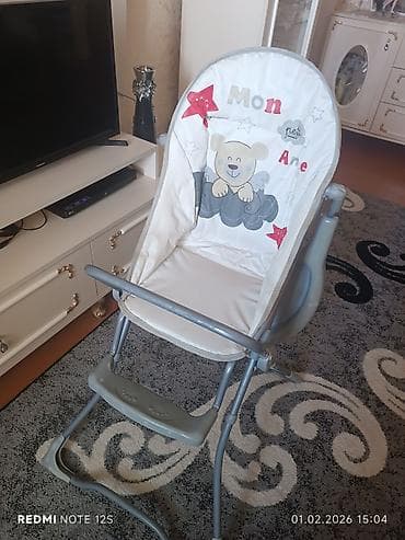 Yemək masaları, oturacaqları: Uşaq üçün yemək stulu yaxşı vəziyyətdədir heçbir prablemi yoxdu - — 4