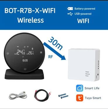 gunəş panelli kamera: Kombu ucun WiFi Termostat (pult) — 4