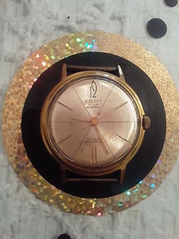 gizil saat: Qol saatı, rəng - Qızılı — 1