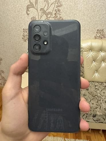 samsung zengleri: Samsung Galaxy A23, 128 GB, rəng - Qara, Barmaq izi — 1