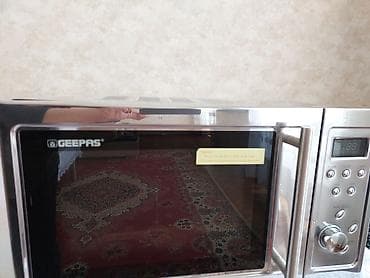 panasonic mikrodalgali soba: Mikrodalğalı soba Geepas, Ayrıca dayanan, Mikrodalğalar ilə, rəng - Gümüşü, Yeni — 2
