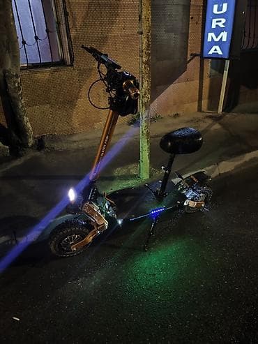 Электротранспорт: Elektrikli skuter Faster F10 2400w madeli Maksimum sürət 90kmh Tam — 1