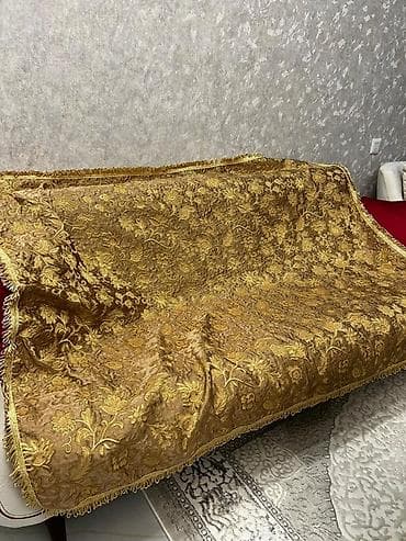 Fiqurlar: Divan üçün rəng - Qızılı Yataq örtüyü — 1