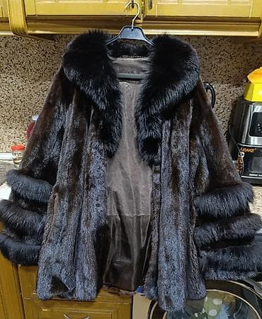 duz golu: Shuba norkadir,tünd shokolad rəngdir,vorotniki,gollarının manjeti — 5