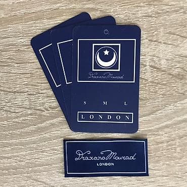 Paltar tikişi: Brend etiketləri və geyim aksessuarları üçün çap/xalça toxuma xidməti — 10