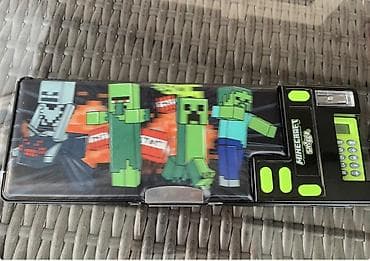 mekteb levazimat: Minecraft x Smiggle çoxfunksiyalı penal - Rəsmi Minecraft dizaynı — 1