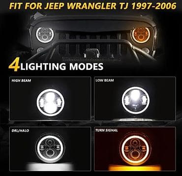 dumannı faralar: Komplekt, Yaxın və uzaq vuran işıqlar Jeep, 2015 il, Analoq, Yeni — 5