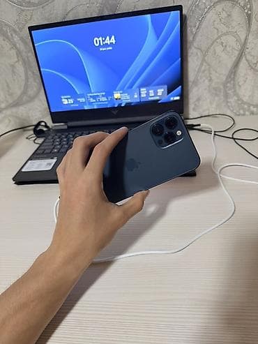 mac mini m2: IPhone 12 Pro Max, 128 GB, Göy — 6