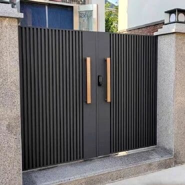 hasar ustu jaluz: Металл Дворовые ворота, Распашные — 7