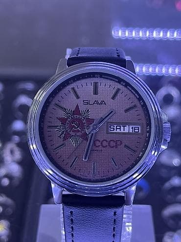 slava saat: Yeni, Qol saatı, rəng - Qara — 1