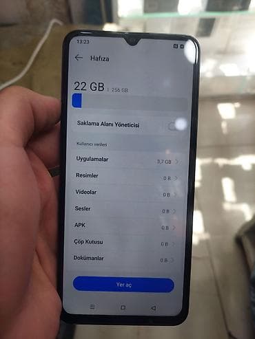 dubaydan telefon: Realme C61, 256 GB, rəng - Boz, Barmaq izi, Face ID — 8