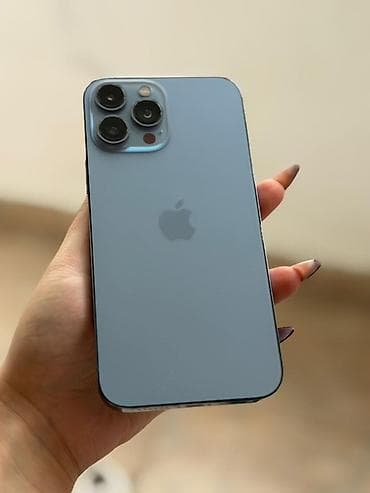 a 7: IPhone 13 Pro Max, Sierra Blue, Face ID — 1