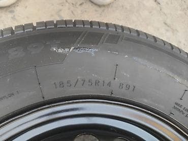 disk teker r14: Yedək (spare) təkər komplekti – disk + şin - Ölçü: 185/75 R14 - — 3
