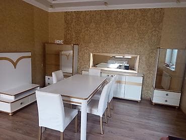 Yemək otağı mebel dəsti Komplekt: - 6 nəfərlik masa və 6 ədəd yumşaq