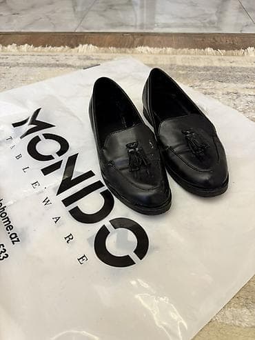 ayaqqabı: Kişi ayaqqabıları – 4 model dəsti 1) Loafer (slip-on): Qara rəng — 6