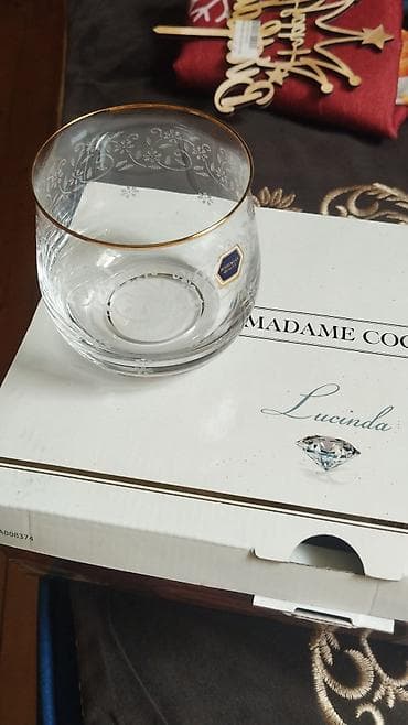 Кухонные принадлежности: Madame Coco – Lucinda kolleksiyası şüşə qədəh və stəkan dəsti + Regent — 2