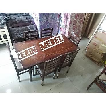 acılan stul: Teze stol stul dest 220 Azn. Acilan masa ile 230 Azn. Endirim olunub — 3