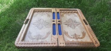 nerd daslari: Əl işı taxta nərd taxtaları - Material: keyfiyyətli bərk ağac (tam — 23