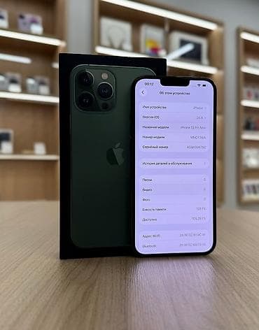 iphone x irshad telecom: IPhone 13 Pro Max, 128 GB, Yaşıl, Zəmanət, Simsiz şarj, Face ID — 3
