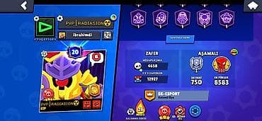 Brawl Stars hesabı – yüksək səviyyəli, tam kolleksiya - Kupa yolu — 2