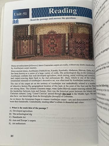 sumqayit velo: Məhsul: Reading & Listening Testbank – English 9–11 Təsvir: - — 4