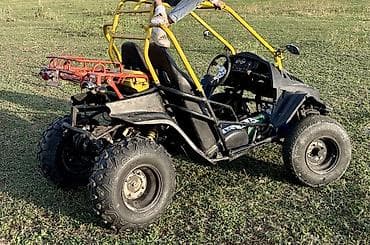 2106 gence: İki nəfərlik off-road buggi - Güclü boru karkaslı şassi, sarı rəngli — 3