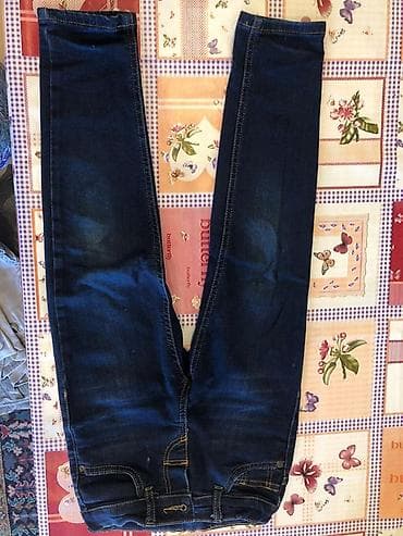 cins kombinzon: LC Waikiki uşaq cins şalvarı - Rəng: Açıq boz (washed effektli) - — 7