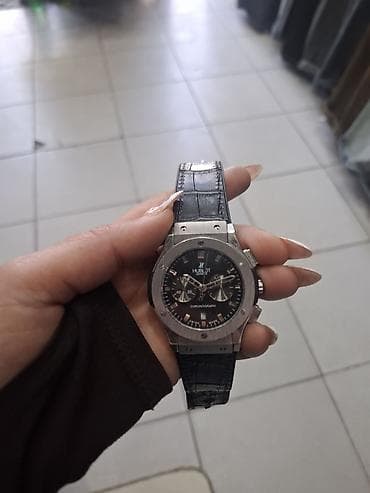 saat romanson: Qol saatı, Hublot, rəng - Qara — 2