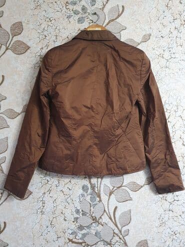 kardiqan: Qadın üçün qısa bleizer/jaket - Rəng: şabalıdı/qəhvəyi - Model — 3