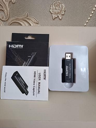 HDMI Video Capture USB adapteri Canli yayin açmağ isdeyenler üçun