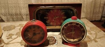 Ev saatları: Masaüstü saatlar, Mexaniki, Saniyə əqrəbi — 3