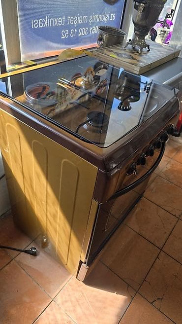 mətbəx texnikası: Qarışıq sobası Ayrıca dayanan, 4 gözlü — 2