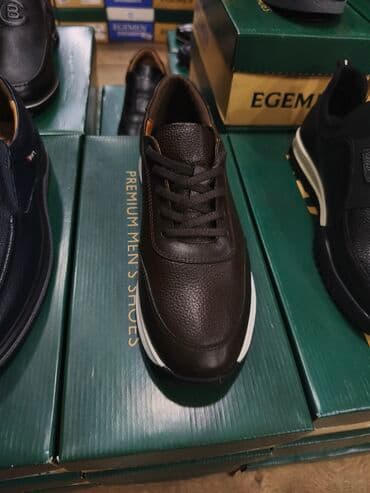 ayaqqabı кожание: Kişi ayaqqabıları – klassik və gündəlik modellər - Material: qara və — 23