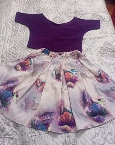 13 -14 yaşlı qızlar üçün dəst geyim yupqanın beli genişlene bilir 5